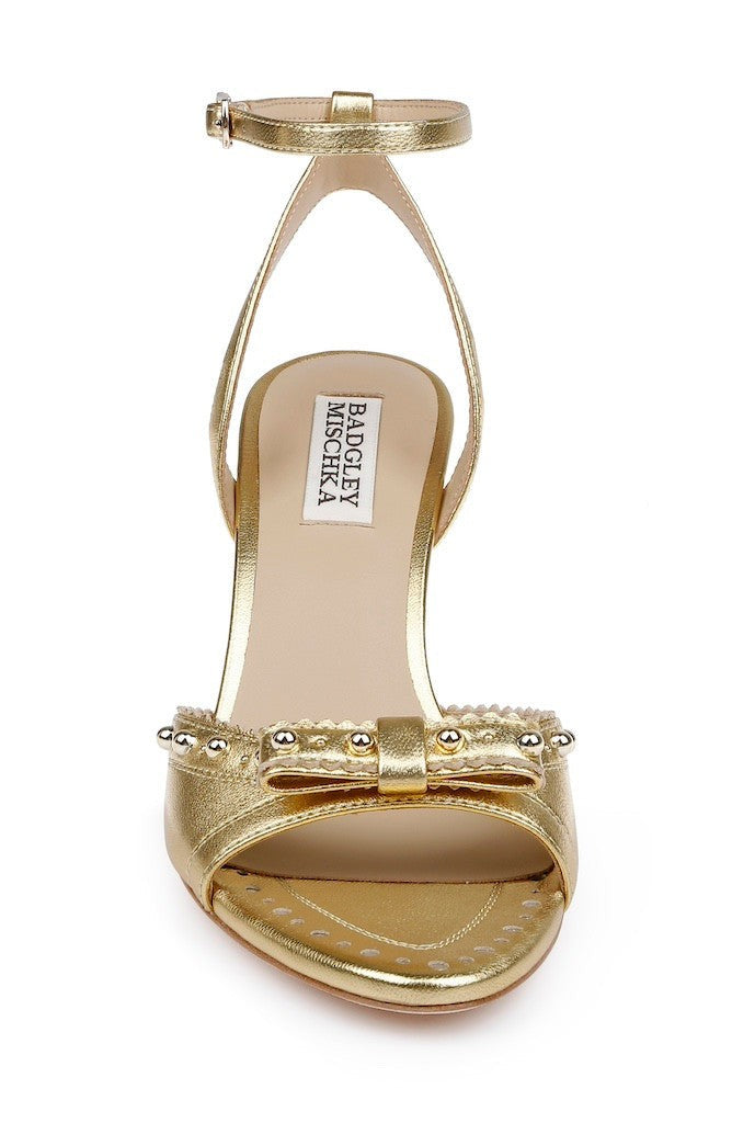 Giuliana Leather Ankle Strap Heels