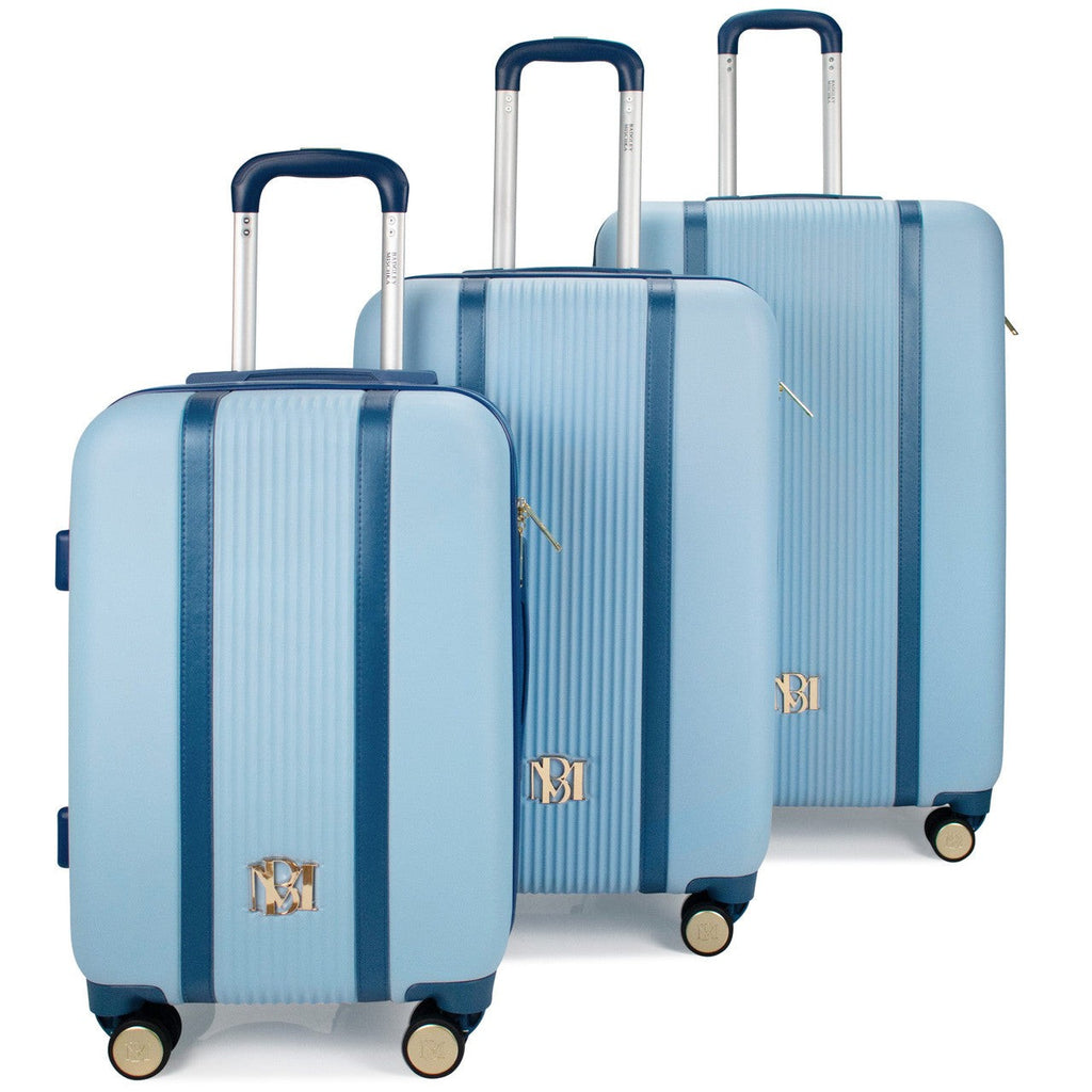 Mia 3 Piece Expandable Retro Luggage Set