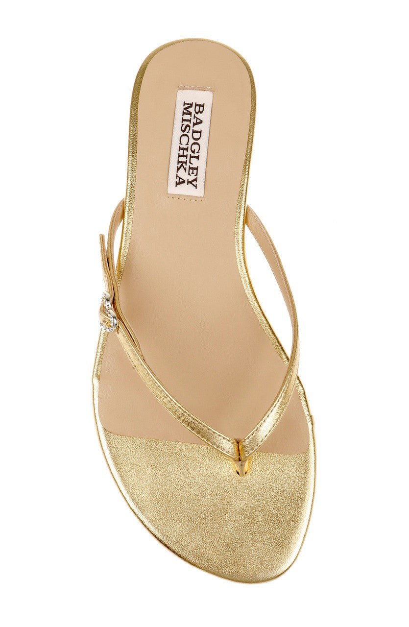 Dynah Leather Thong Sandals