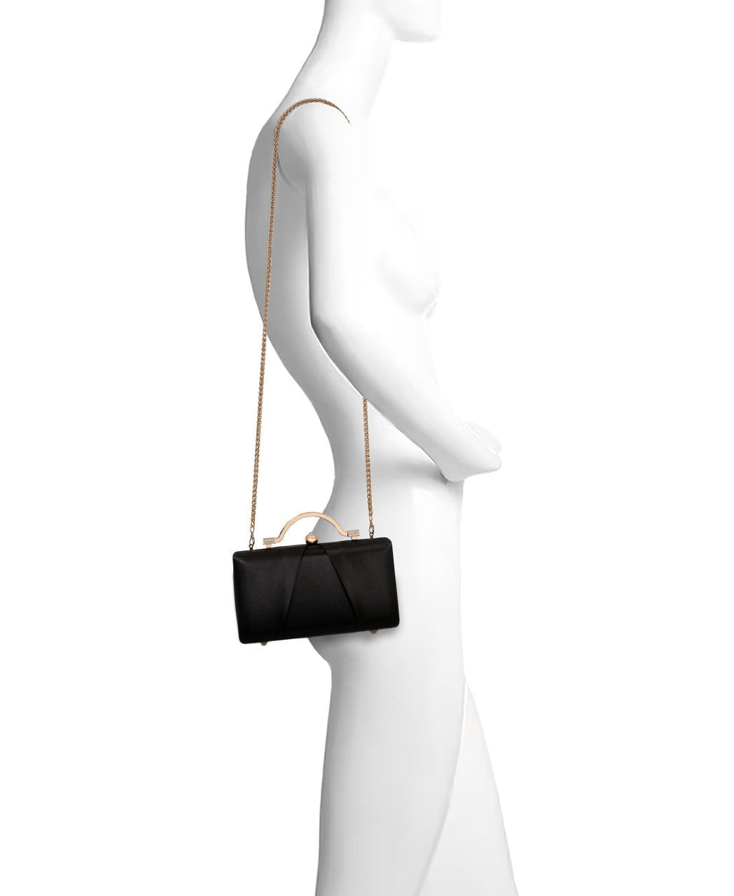 Emma Satin Minaudiere with Outer Pocket