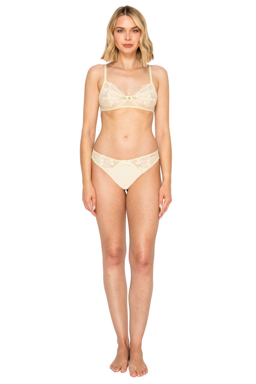 Luxe Floral Lace Thong
