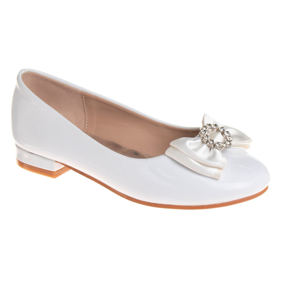 Girls’ Slip-On Ballet Flats with Bow