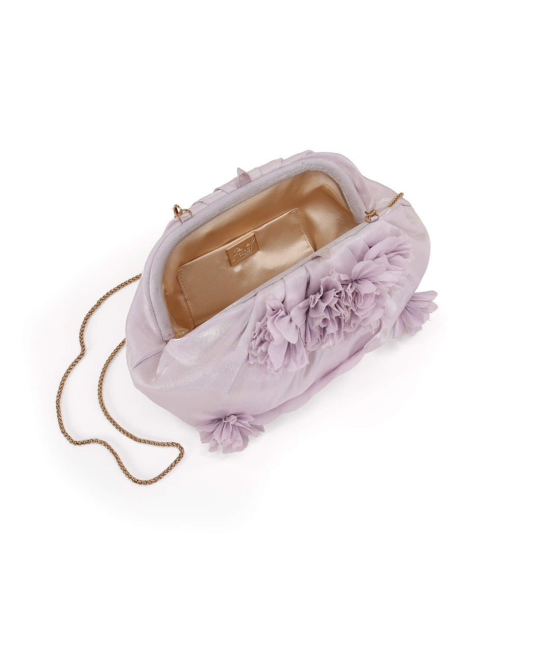 Lottie Floral Applique Pouch Clutch