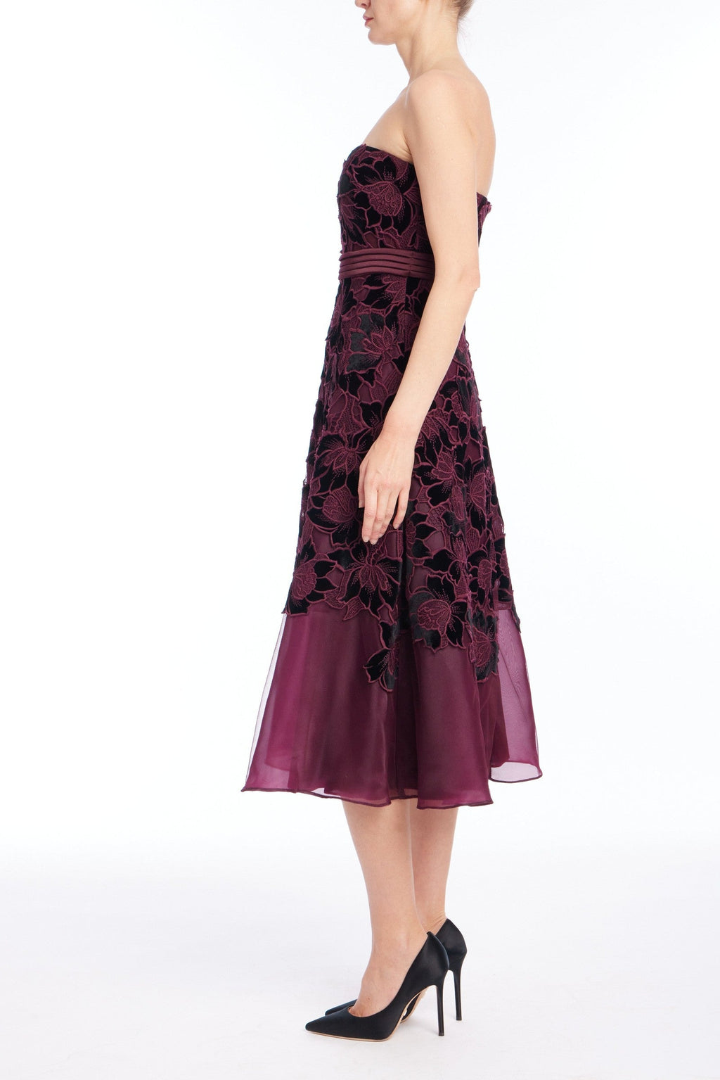 Velvet Lace Cocktail Dress