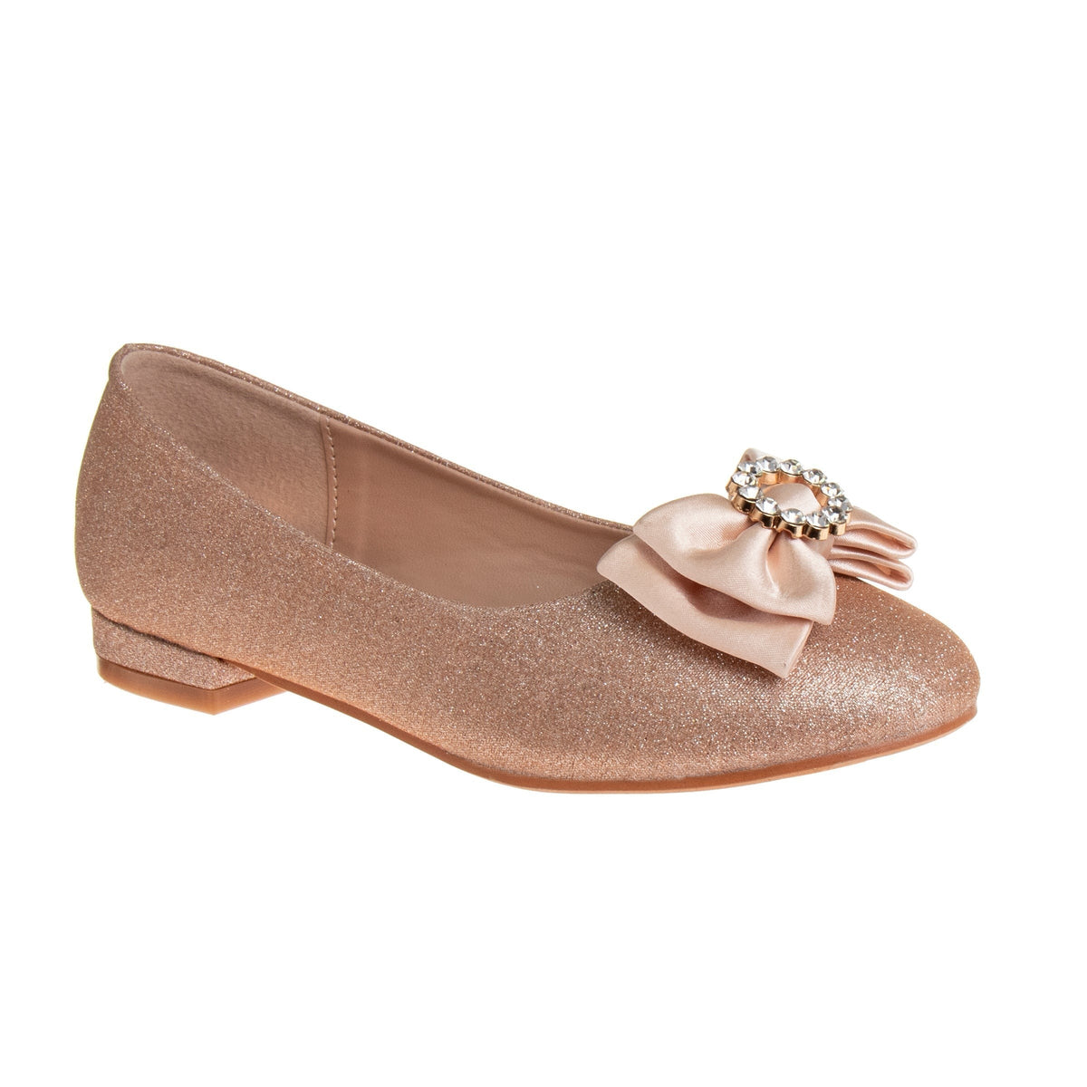 Girls’ Slip-On Ballet Flats with Bow