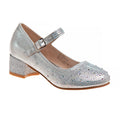 Girls' Buckled Block Heel Dress Shoes