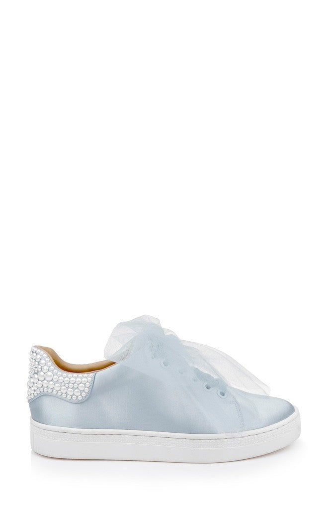 Gem Dressy Satin Sneakers