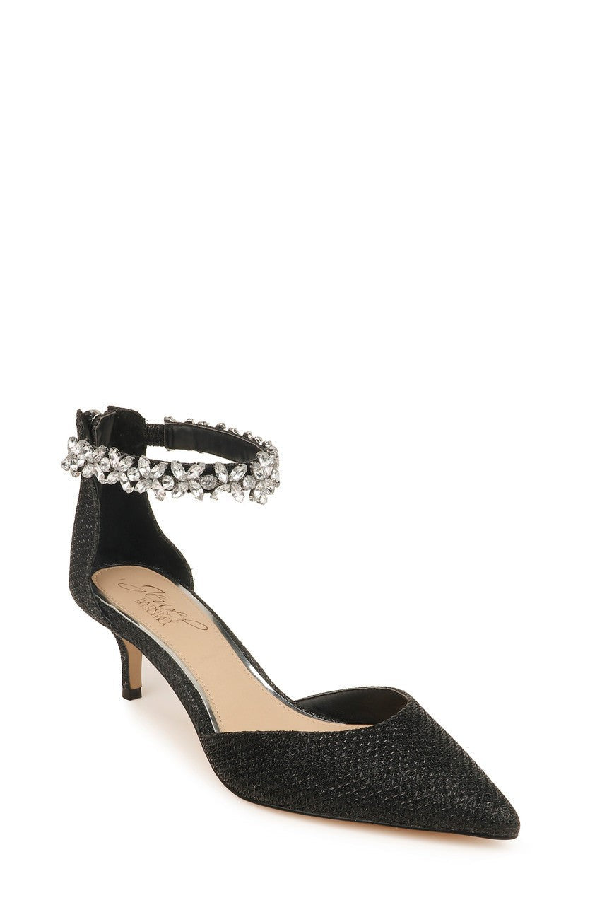 Robles Crystal Embellished Kitten Heel
