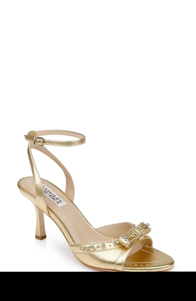 Giuliana Leather Ankle Strap Heels