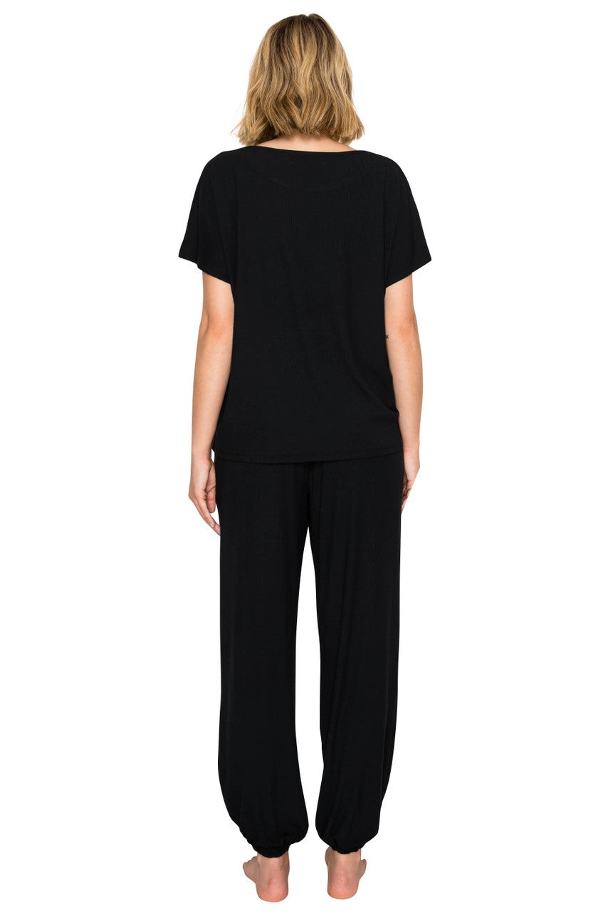 Luxe Rib Modal Blend Dolman Sleeve Jogger Set