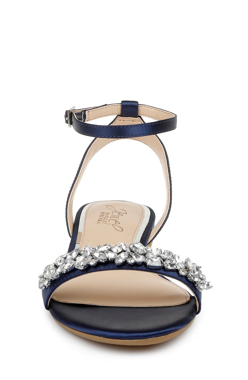 Ohara Minimalist Crystal Adorned Flats