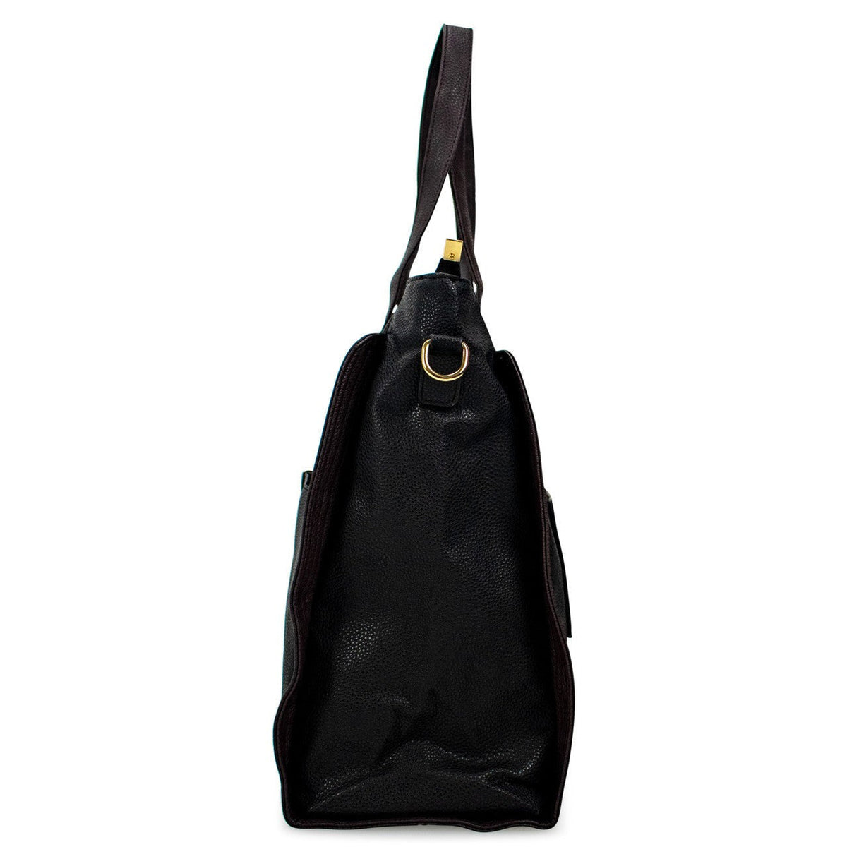 Rose Vegan Leather Travel Tote Weekender Bag