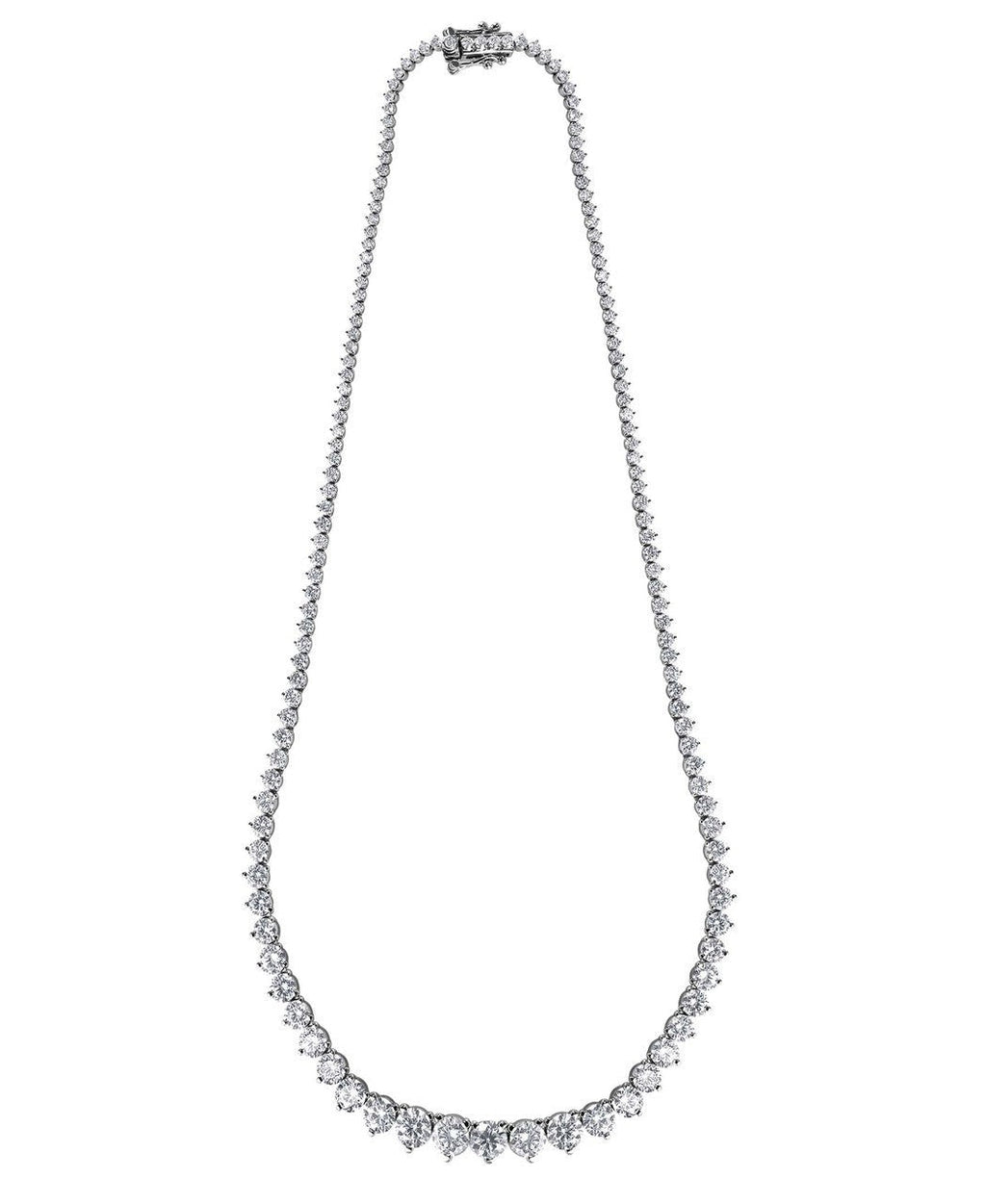15CTTW Diamond Graduated Collar Necklace