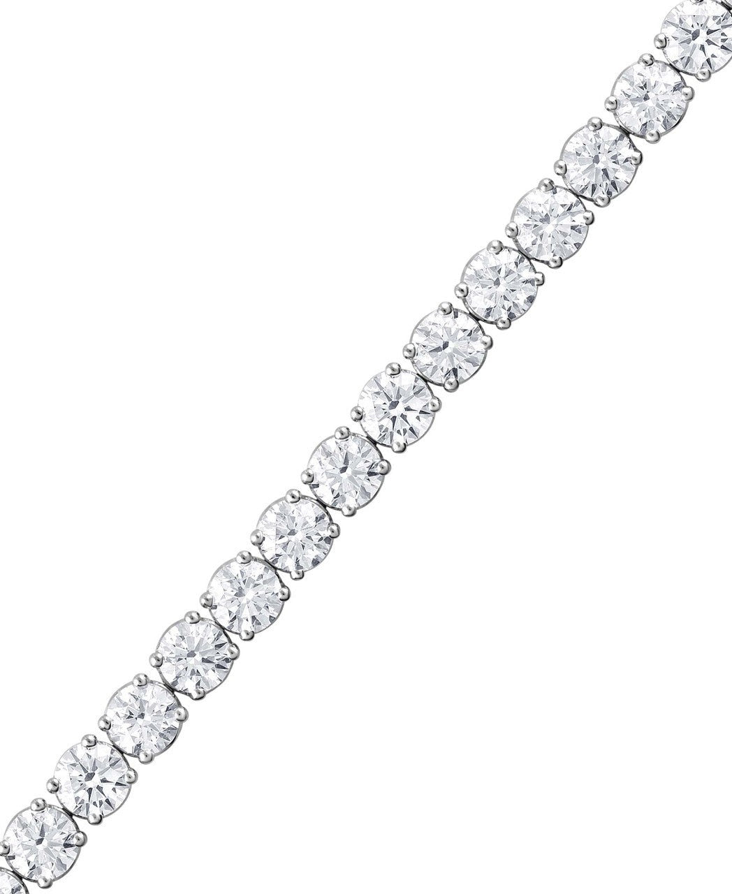20CTTW Round Cut Diamond Tennis Bracelet