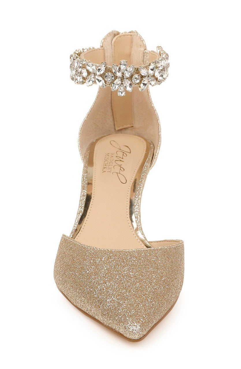 Robles Crystal Embellished Kitten Heel