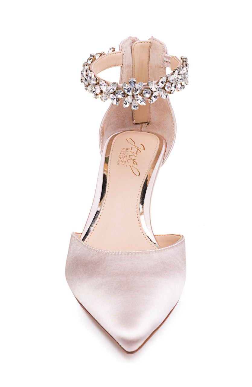 Robles Crystal Embellished Kitten Heel