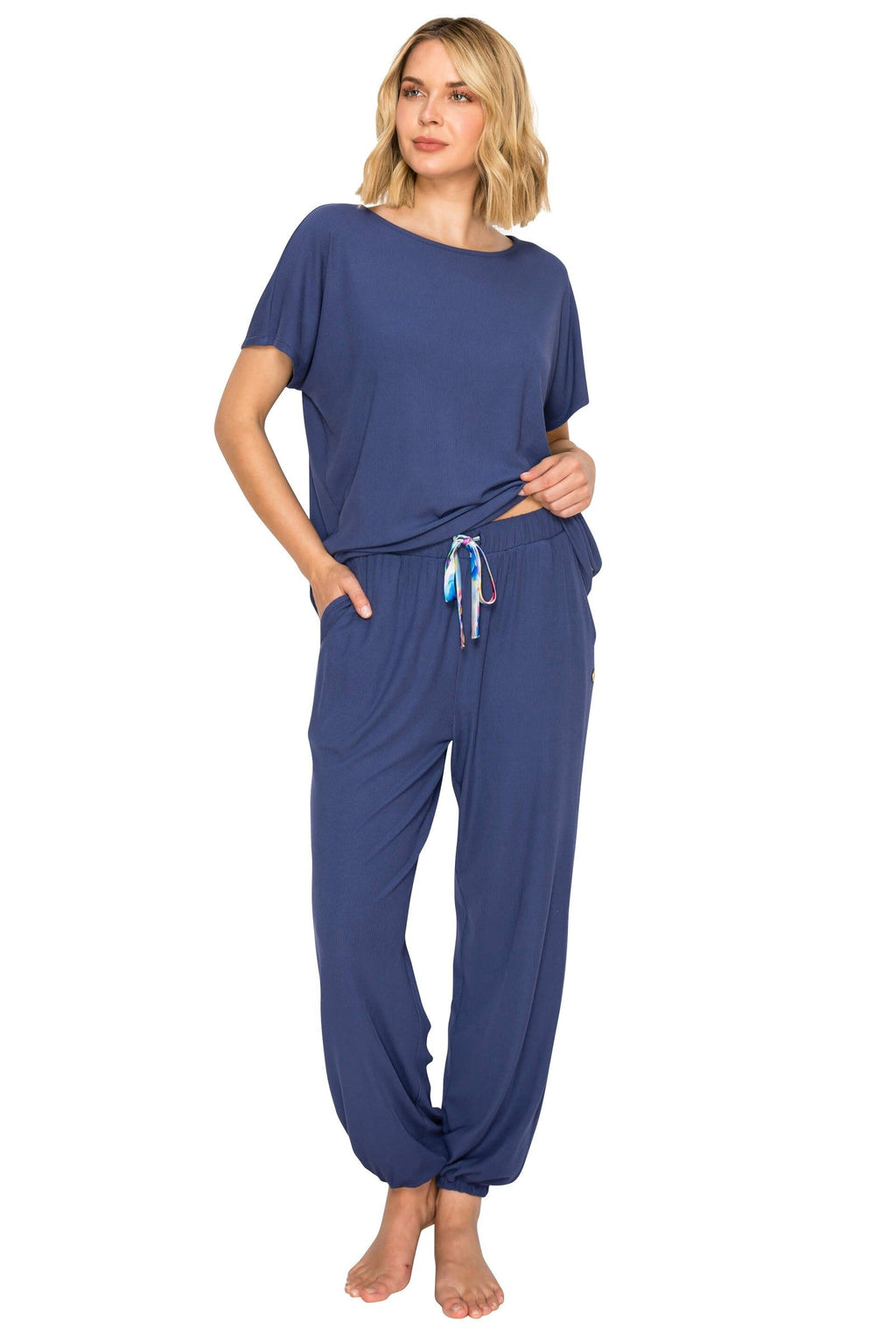 Luxe Rib Modal Blend Dolman Sleeve Jogger Set
