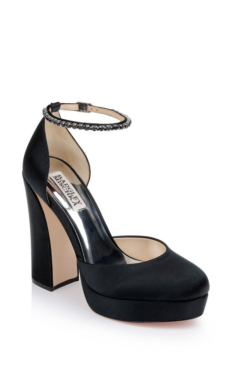 Felixa Platform with Gemstone Ankle Strap