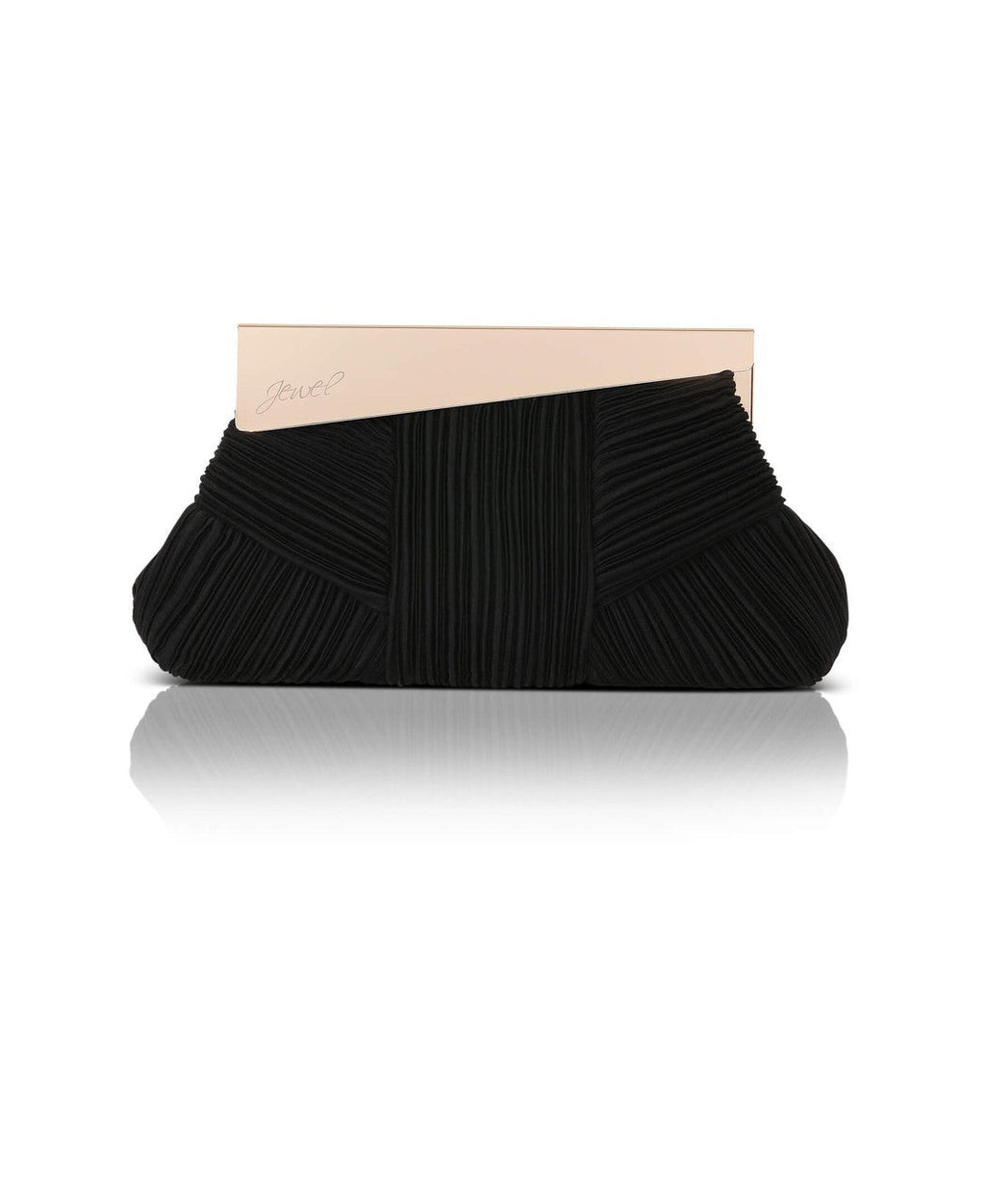 Millie Mini Pleated Satin Pouch