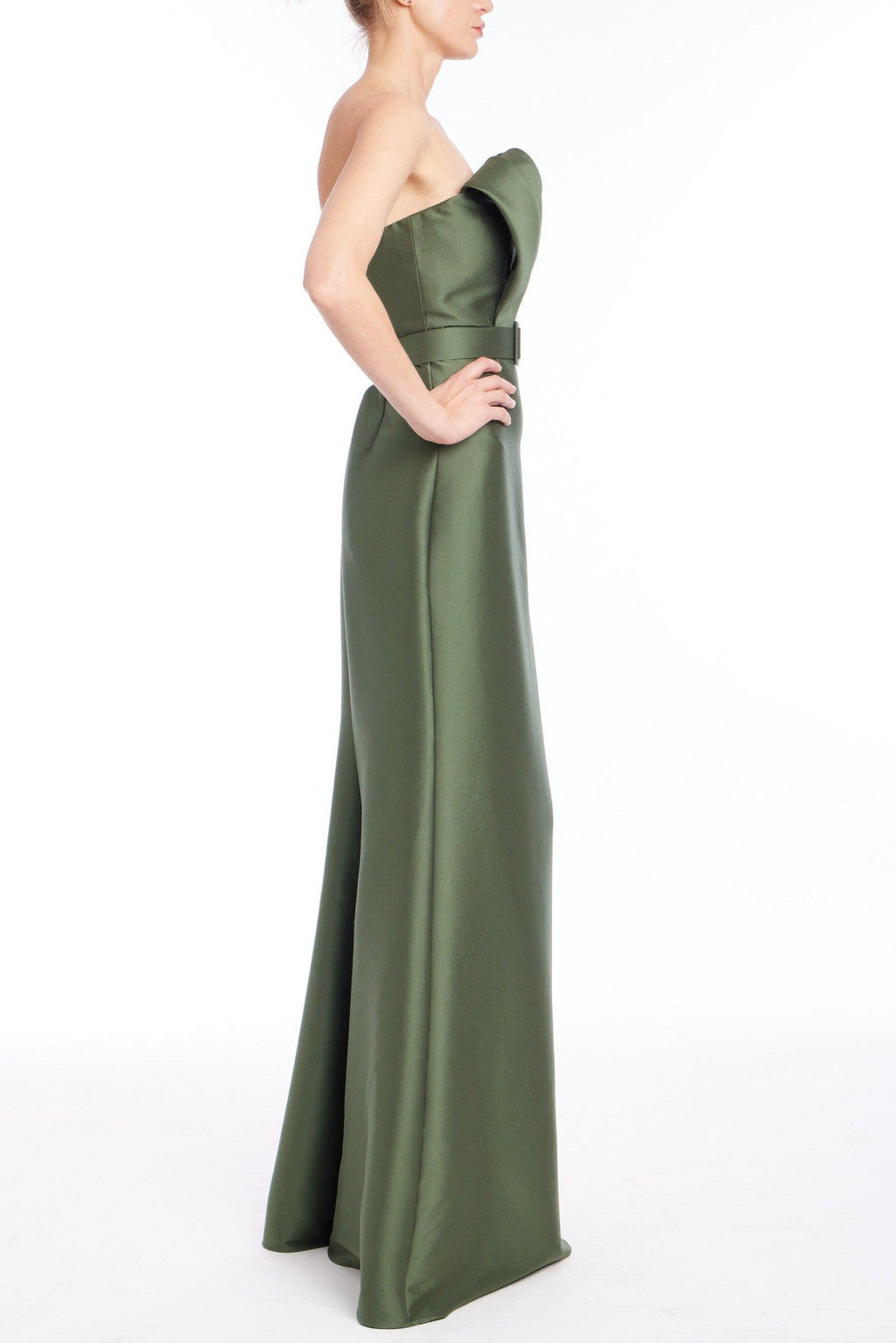 Belted Loop Bodice Gown