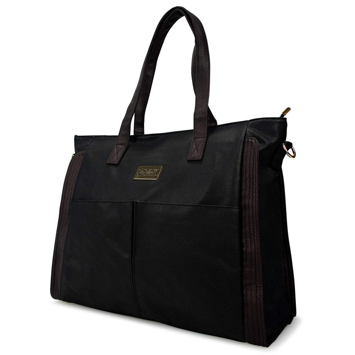 Rose Vegan Leather Travel Tote Weekender Bag