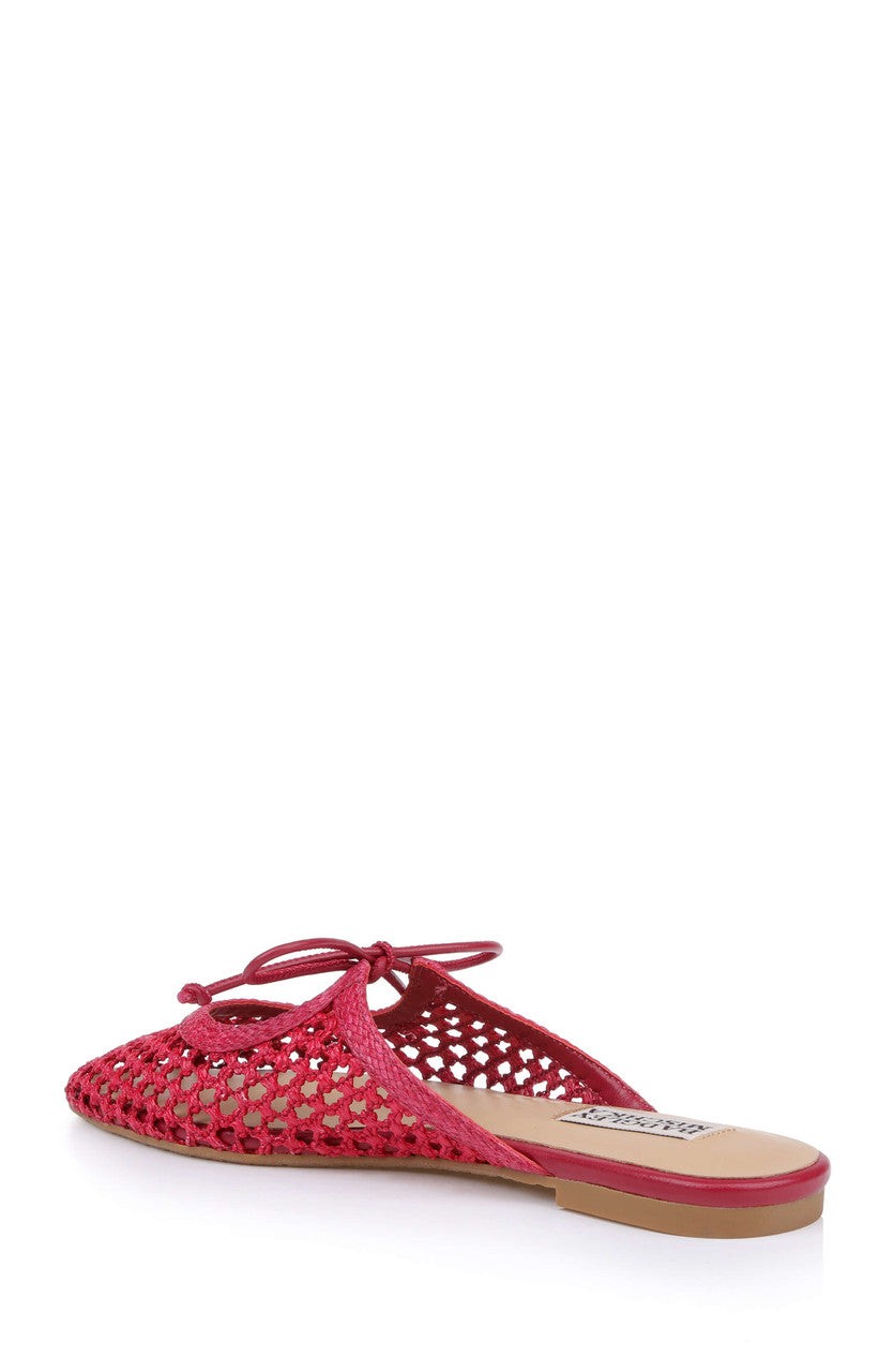 Xailee Woven Pointed Toe Mule