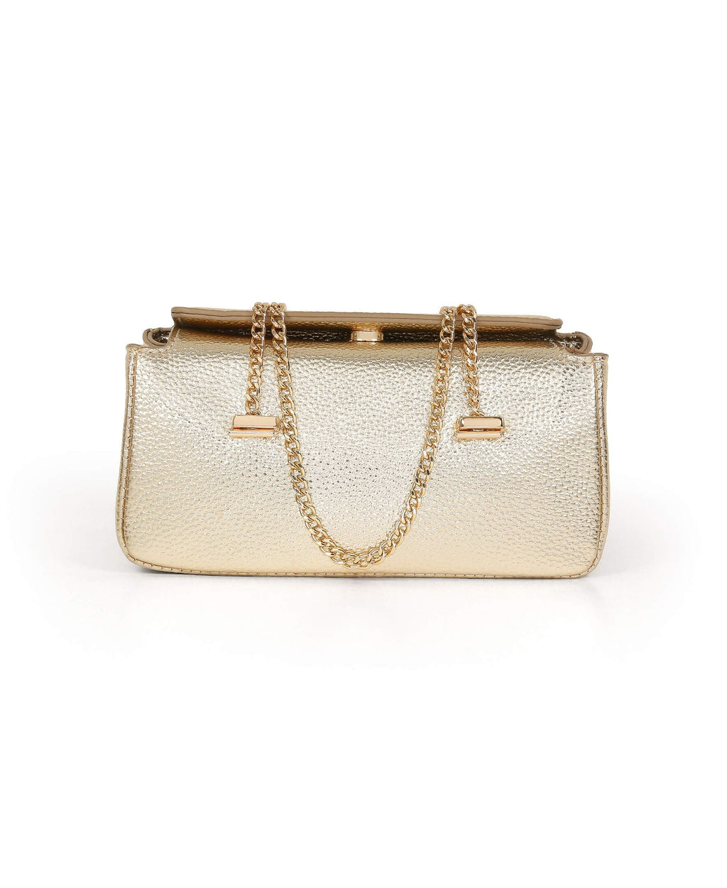 Senna Compact Faux Leather Box Clutch