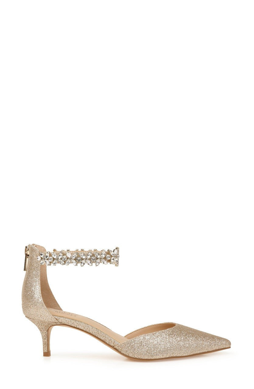Robles Crystal Embellished Kitten Heel