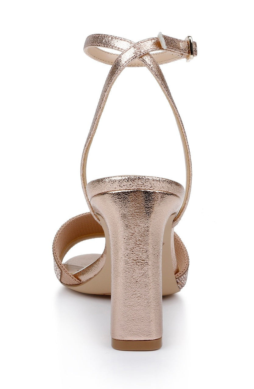 Hattie Block Heel Sandal with Ankle Strap