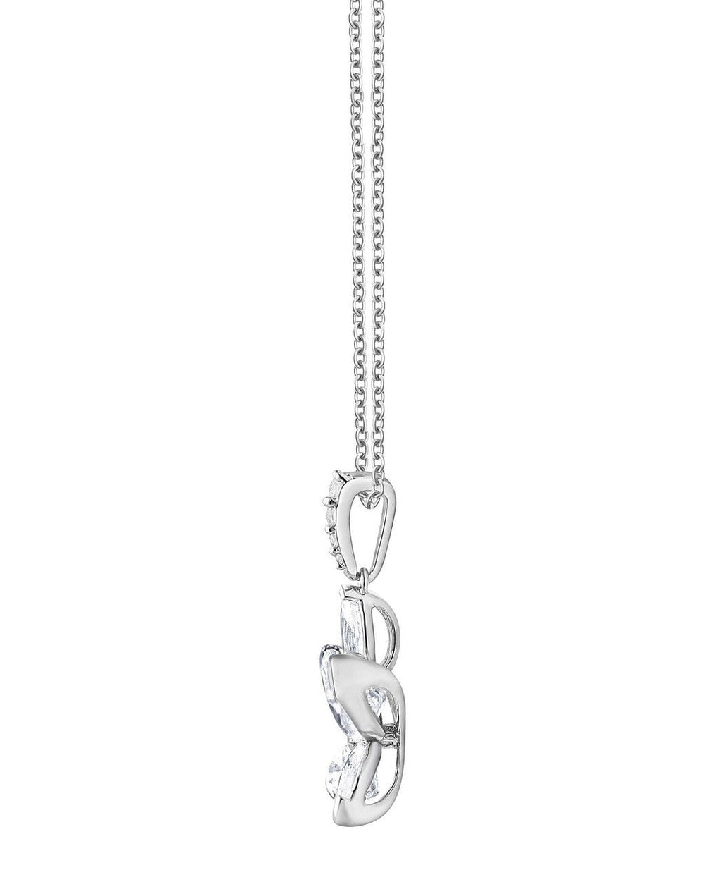 Diamond Butterfly Pendant Necklace