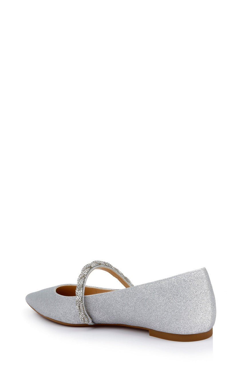 Vana Pointed Flats with Embellished Straps