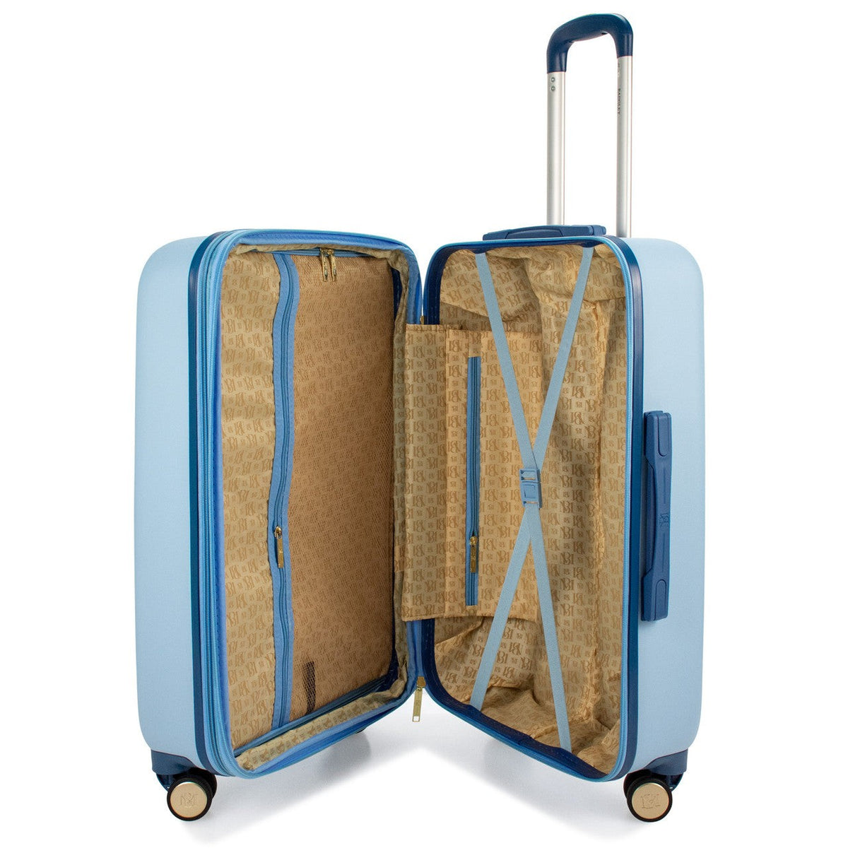 Mia 3 Piece Expandable Retro Luggage Set