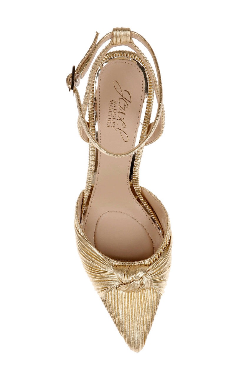 Enid Pointed Toe Ankle Strap Pumps