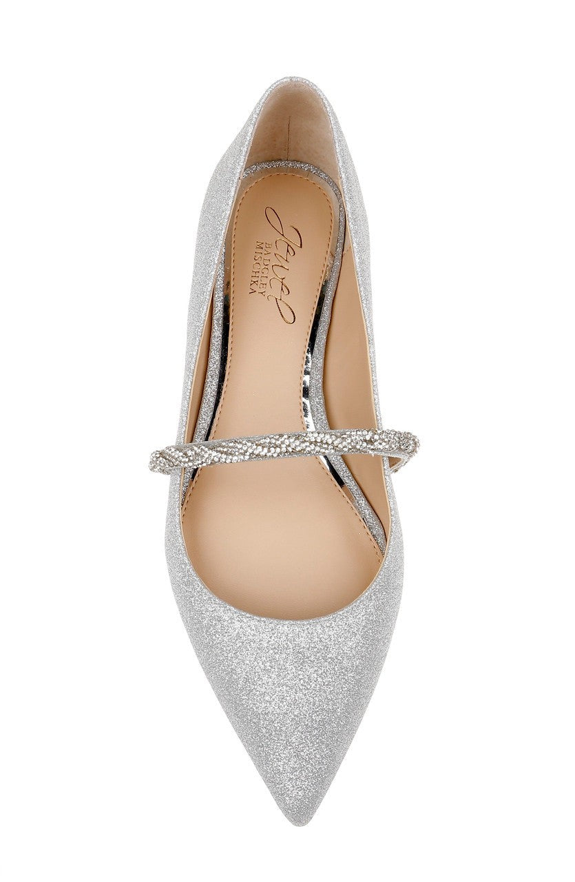Vana Pointed Flats with Embellished Straps