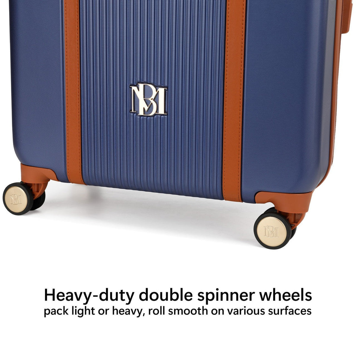 Mia 3 Piece Expandable Retro Luggage Set