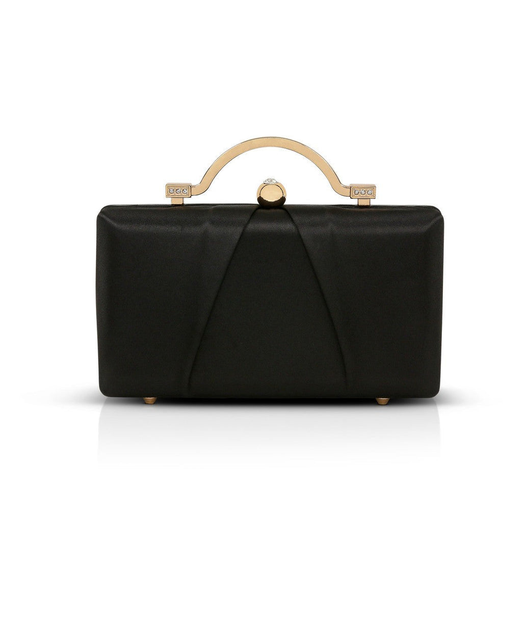 Emma Satin Minaudiere with Outer Pocket