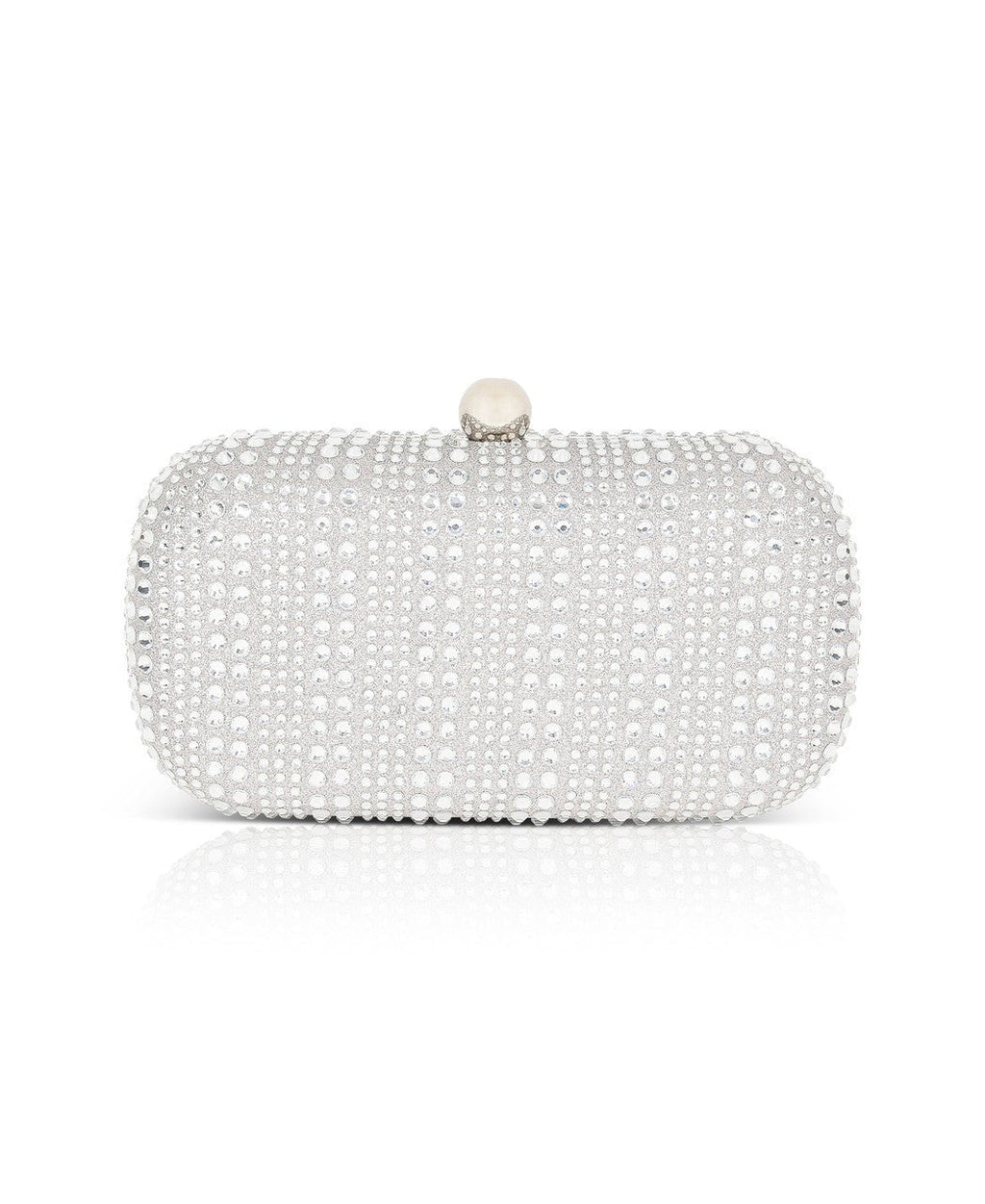 Christy Micro Glitter and Crystal Minaudiere