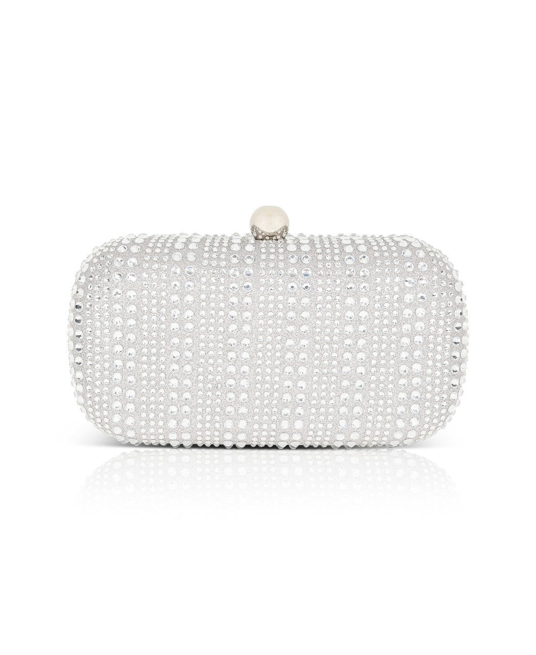Christy Micro Glitter and Crystal Minaudiere