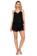 Luxe Satin & Sparkle Lace Cami Short Set