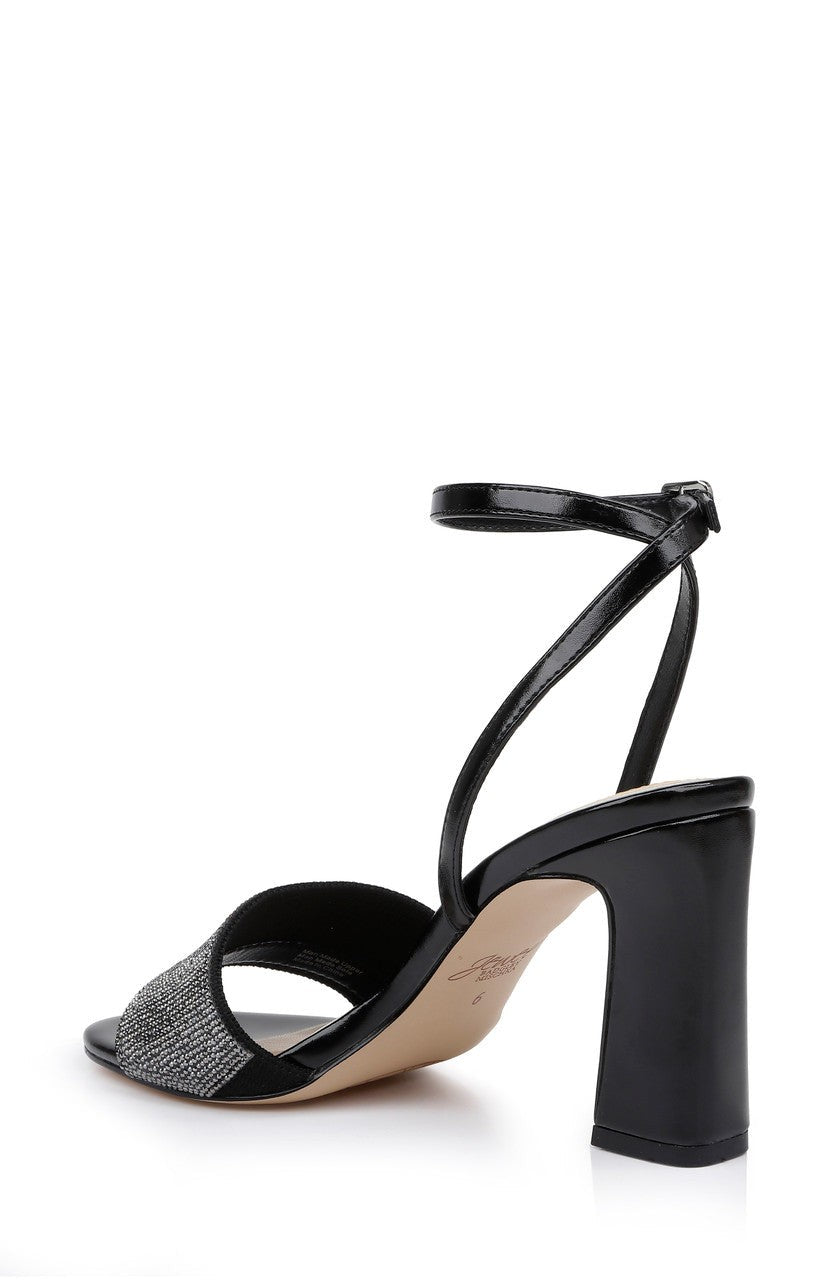 Hattie Block Heel Sandal with Ankle Strap