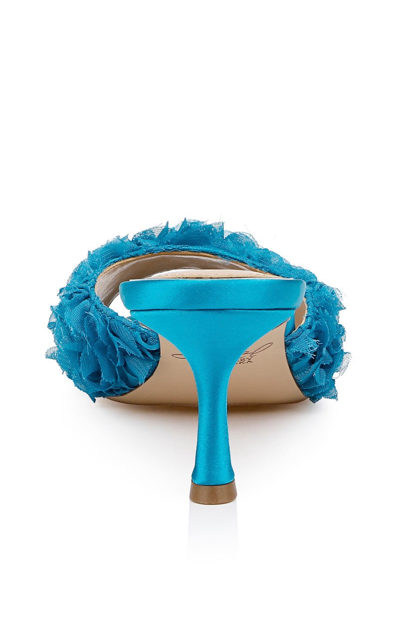 Scarlet Kitten Heel Mule Sandals