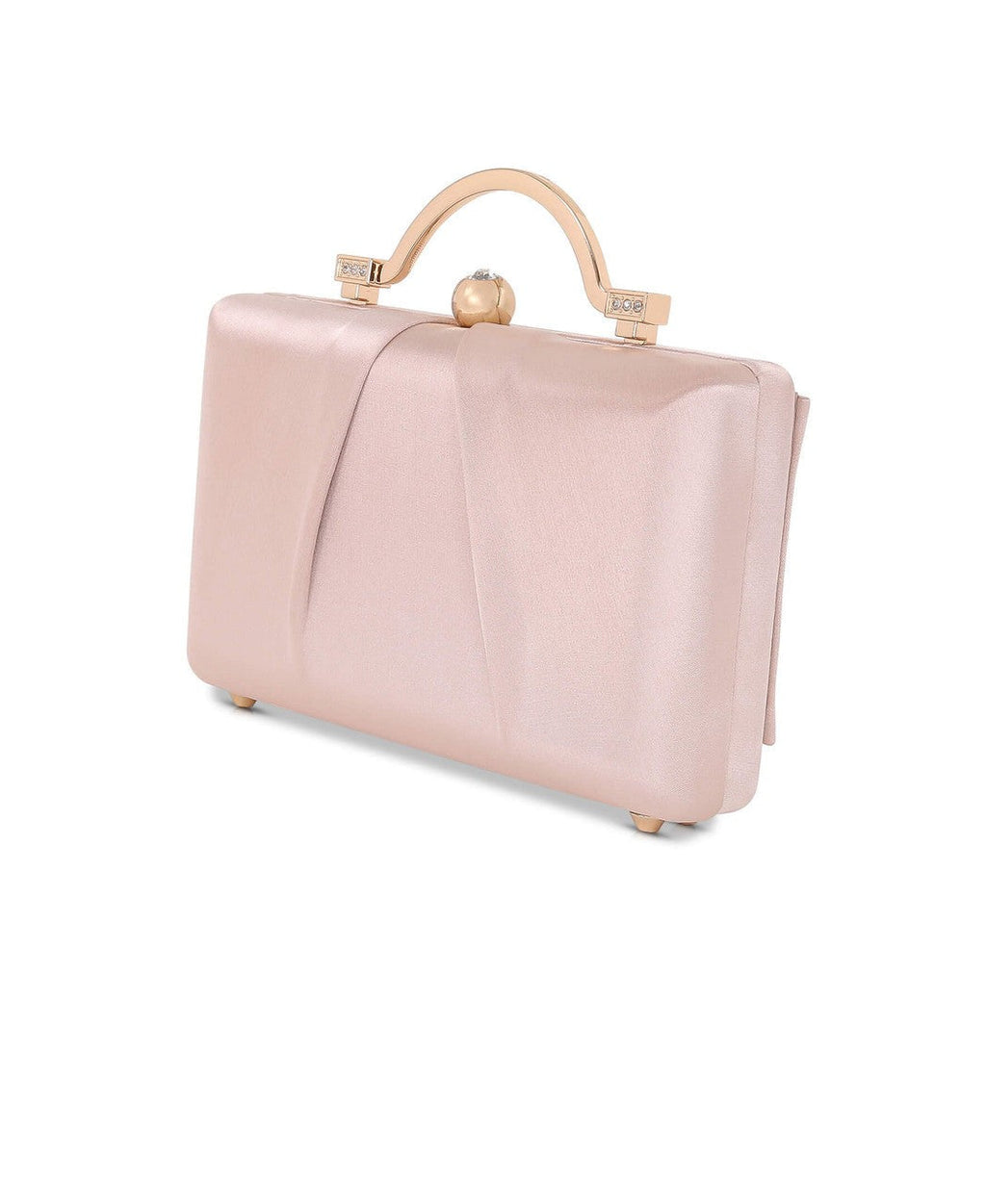 Emma Satin Minaudiere with Outer Pocket