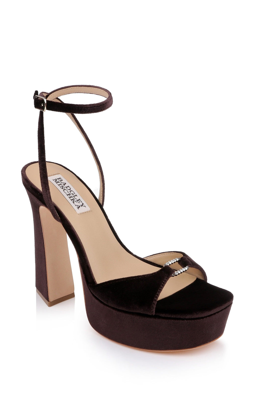 Romina Square Toe Ankle Strap Sandal