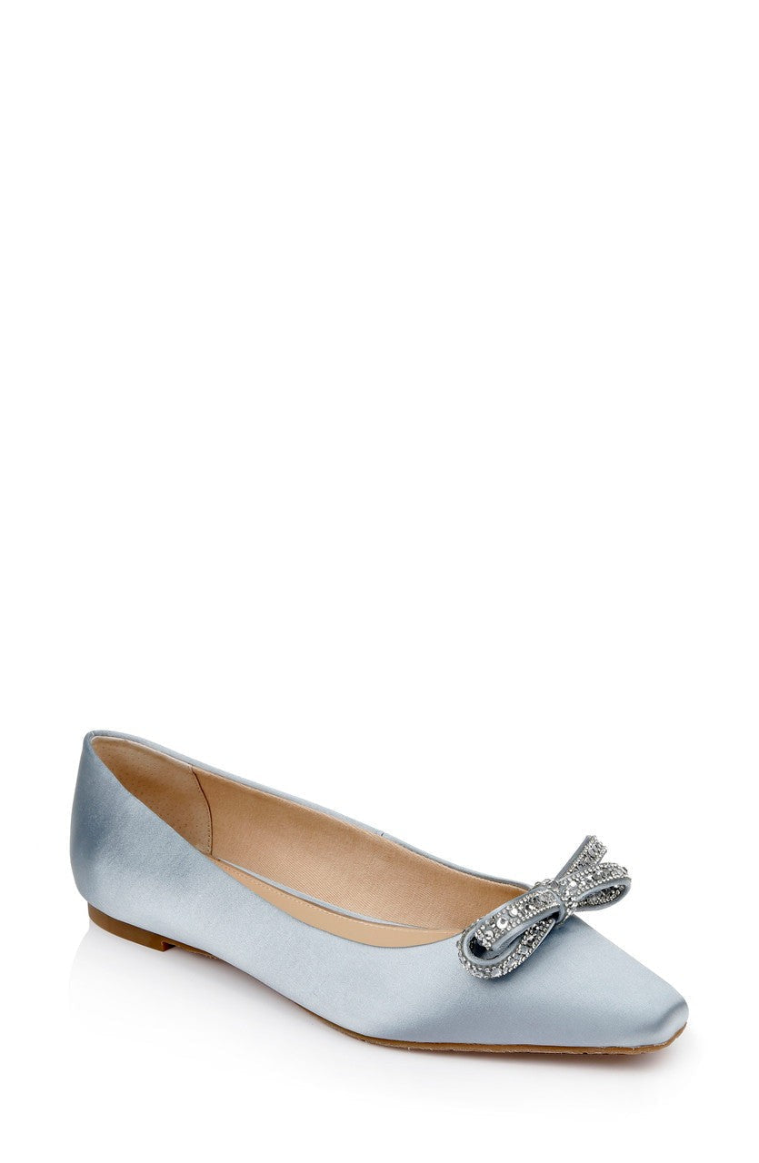 Hesther Ballerina Flats with Rhinestone Bow