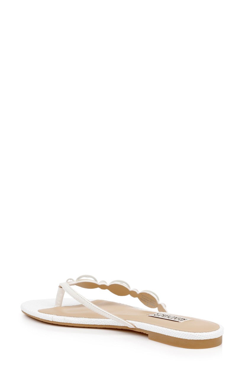 Dyana Pearl Embellished Thong Sandals