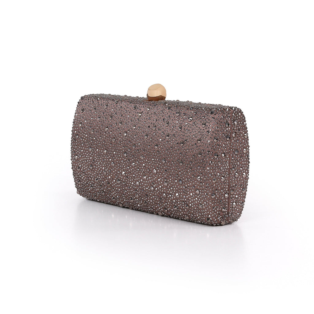 Fern Mixed Crystal Minaudiere