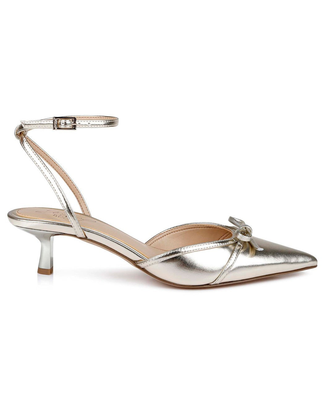 Talasia Pointed Toe Kitten Heels