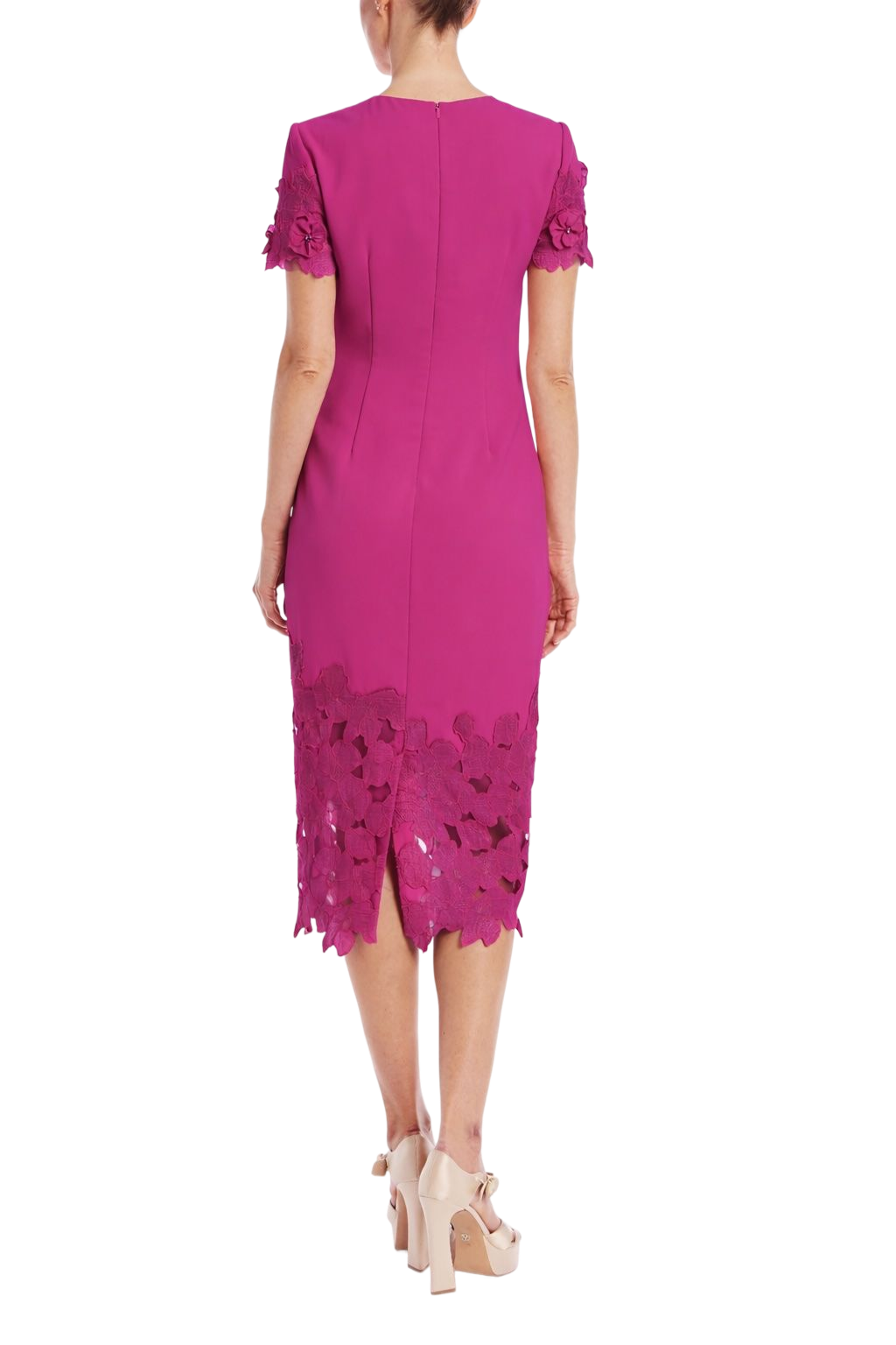 Floral Lace Sheath Dress