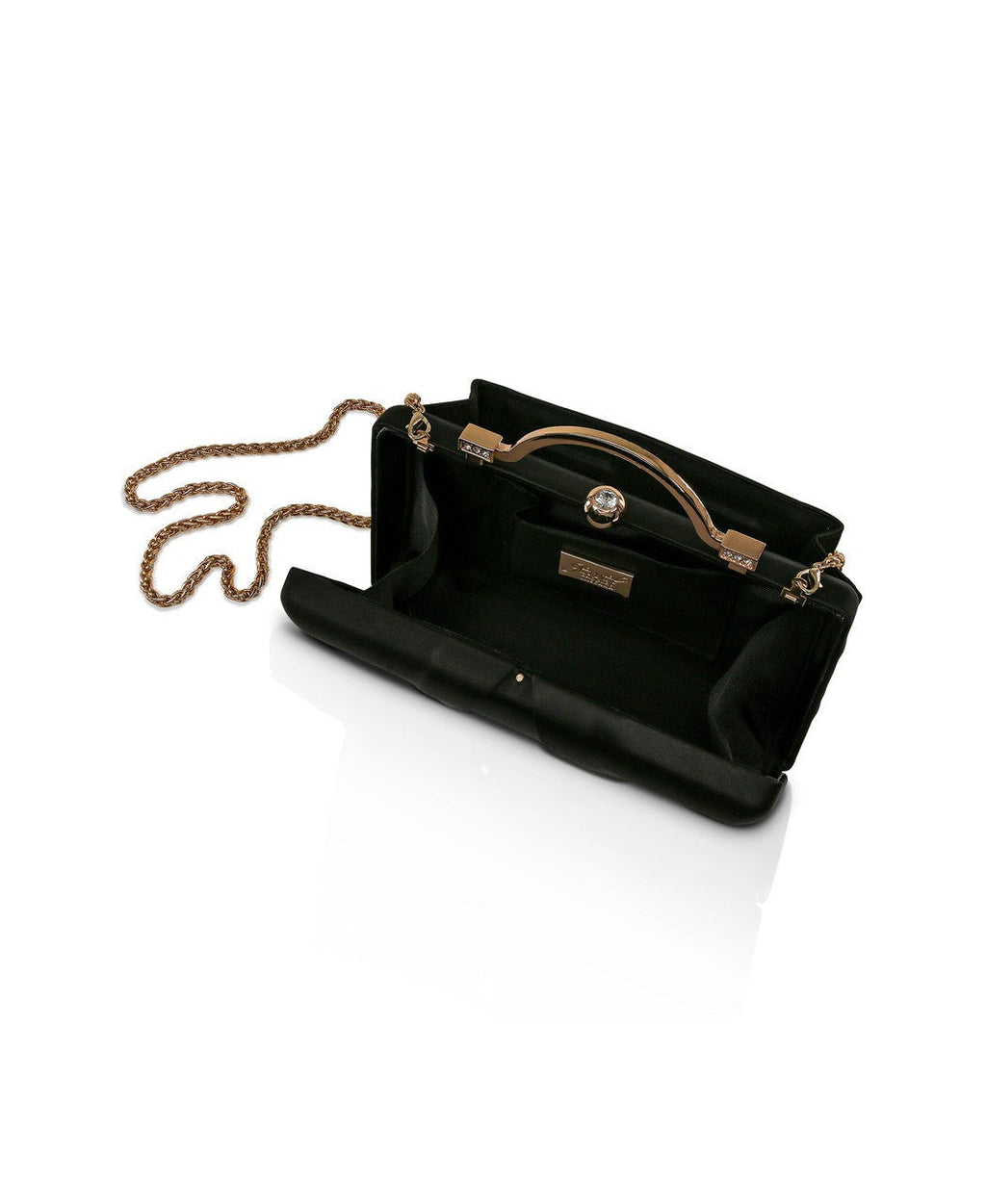 Emma Satin Minaudiere with Outer Pocket