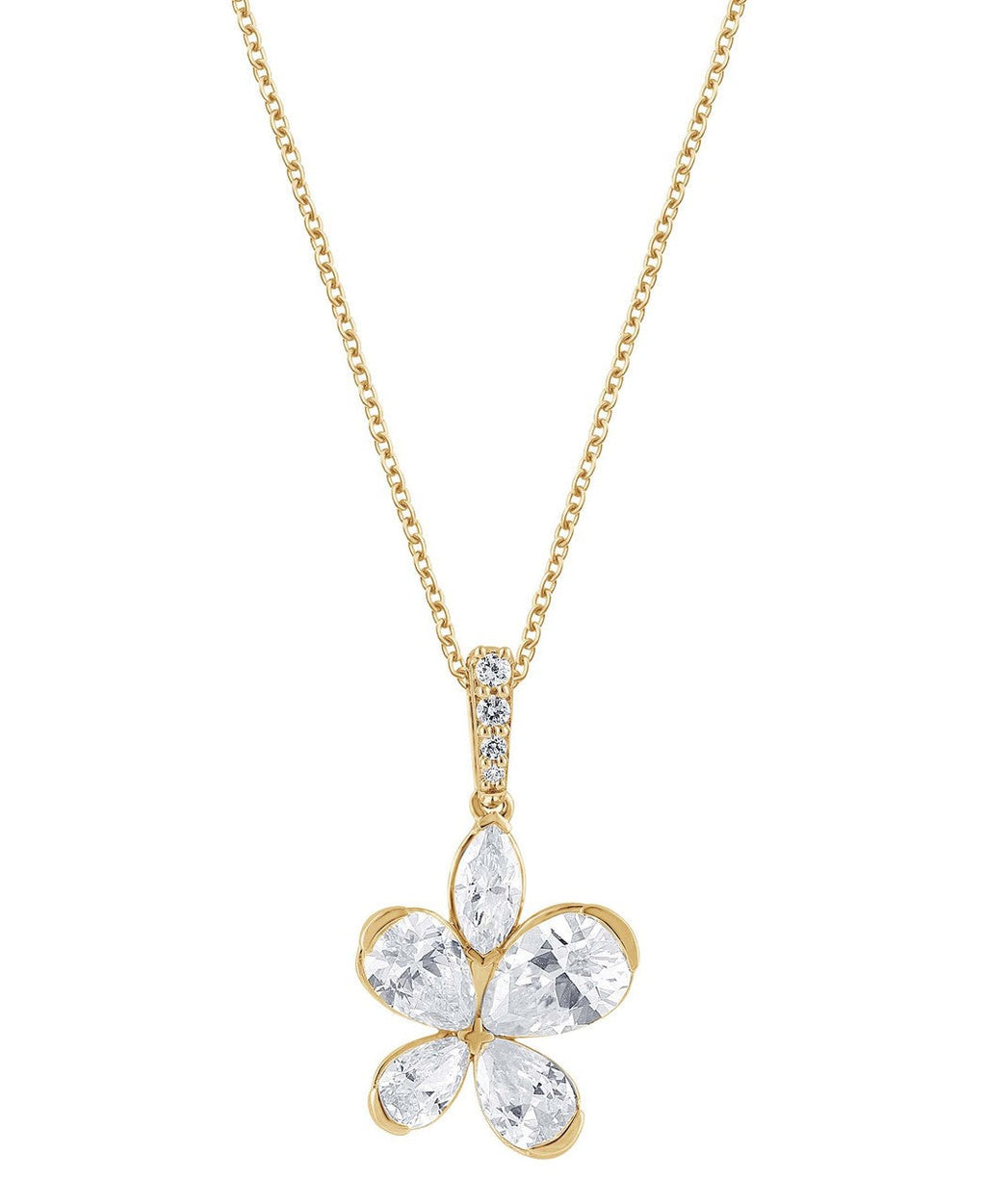 Diamond Butterfly Pendant Necklace